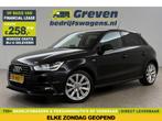 Audi A1 1.0 TFSI S-line Airco Cruise Navi 17LMV €258pm, Auto's, Audi, A1, Zwart, Handgeschakeld, Nieuw