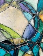 Jecminek - Bending Time - 3D painting - ready to hang -