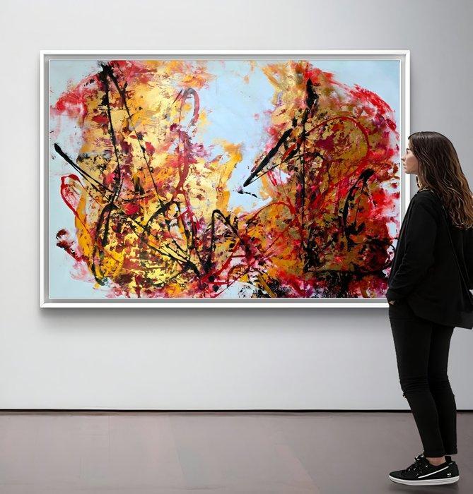 Micha Lenartowicz - Touch of Gold - XXL, Antiek en Kunst, Kunst | Schilderijen | Modern