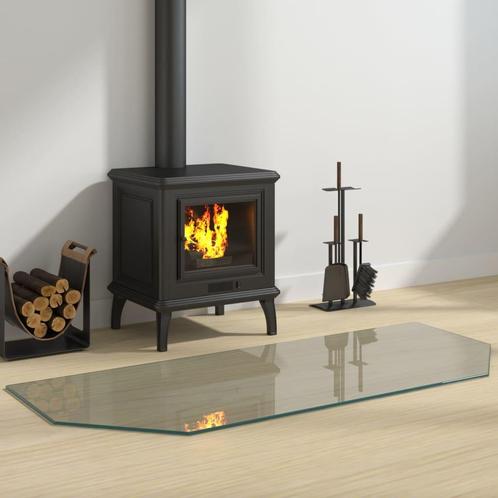 vidaXL Glasplaat openhaard zeshoekig 120x50 cm, Doe-het-zelf en Verbouw, Glas en Ramen, Nieuw, Verzenden