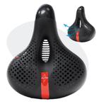 Voltano Gel Flow Fietszadel - Met Uitsparing - Zwart / Rood, Verzenden, Nieuw