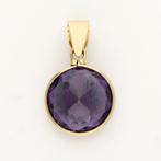 Hanger - 18 karaat Geel goud - 18.91ct. tw. Saffier