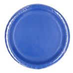8x Blauwe wegwerp bordjes van karton 23 cm - Bordjes, Verzenden, Nieuw