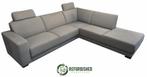Refurbished 5-zits hoekbank grijs met 6 mnd garantie!, Huis en Inrichting, Banken | Bankstellen, 250 tot 300 cm, Gebruikt, Hoekbank