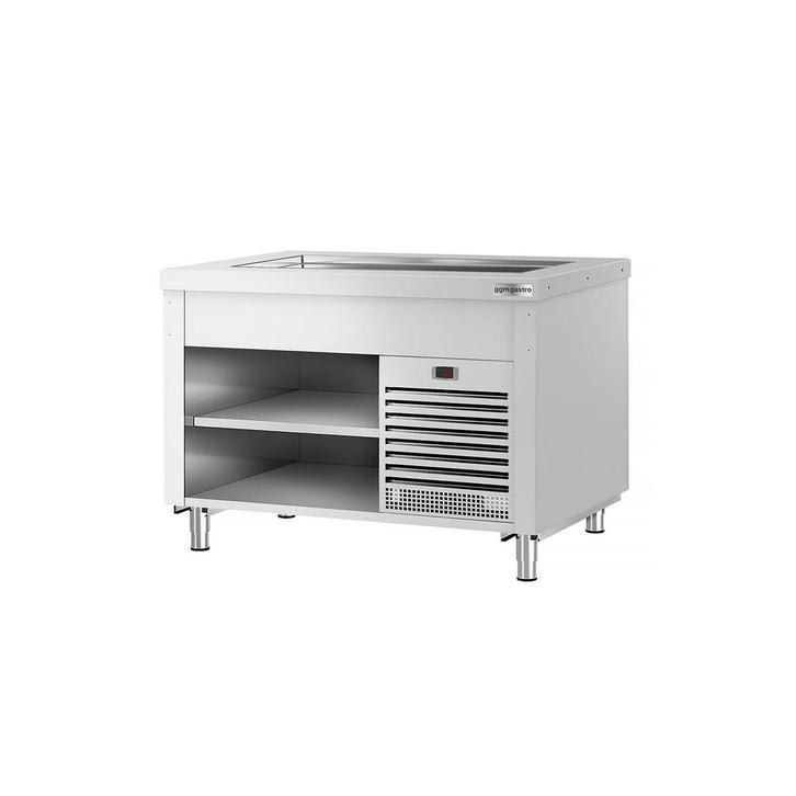 GGM Gastro | Koud buffet toonbank KOPENHAGEN - 1240mm - met, Witgoed en Apparatuur, Koelkasten en IJskasten, Nieuw, Verzenden