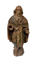 sculptuur, santo o un vescovo - 40 cm - Hout - 1600, Antiek en Kunst