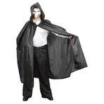 Halloween Cape zwart met capuchon, Kleding | Dames, Ophalen of Verzenden, Nieuw
