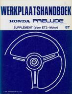 1987 Honda Prelude werkplaatshandboek supplement ET2 motor, Auto diversen, Handleidingen en Instructieboekjes, Verzenden