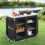 Compacte Inklapbare Campingkeuken Ruda - 97 x 50 x 78 cm - Z, Caravans en Kamperen, Kampeermeubelen, Verzenden, Nieuw