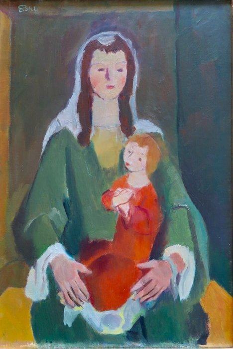 Erwin Pohl (1896–1977) - Maria mit Kind, Antiek en Kunst, Kunst | Schilderijen | Klassiek