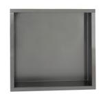 Sani Royal Inbouwnis Gun Metal Geborsteld 30x30x7, Doe-het-zelf en Verbouw, Sanitair, Nieuw