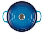 Le Creuset Braadpan Signature - Azure - ø 28 cm / 6.7 liter, Huis en Inrichting, Verzenden, Zo goed als nieuw