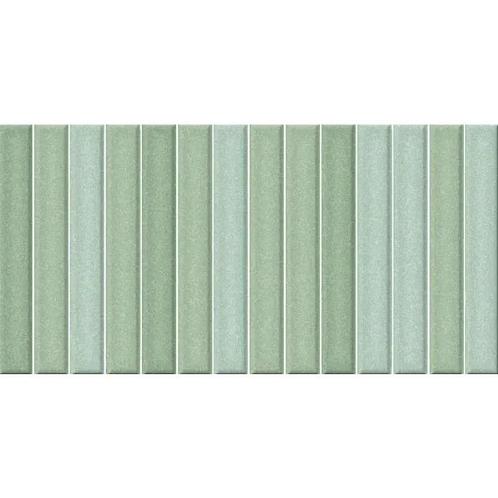 Wandtegel Estudio Roku 11.5x23 cm Mat Green (Prijs per M2), Doe-het-zelf en Verbouw, Sanitair, Ophalen of Verzenden