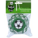 Culpitt Cupcake Cups Voetbal 50mm 25st., Hobby en Vrije tijd, Taarten en Cupcakes maken, Verzenden, Nieuw