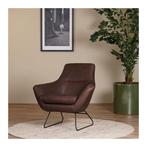 Leren fauteuil Fame, Huis en Inrichting, Fauteuils, Nieuw, Ophalen of Verzenden, 75 tot 100 cm, Industrieel, Modern