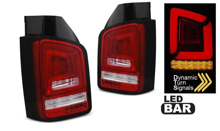 Dynamische LED BAR Achterlichten voor Volkswagen Transporter, Auto diversen, Tuning en Styling, Ophalen of Verzenden