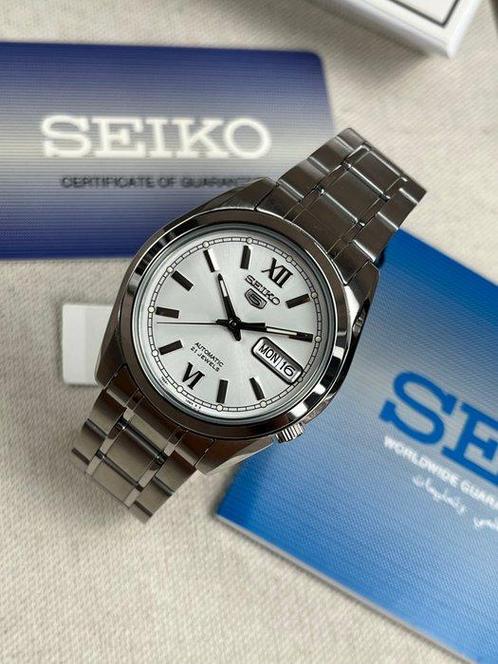 Seiko - Seiko 5 Automatic Day-Date - Zonder Minimumprijs -, Sieraden, Tassen en Uiterlijk, Horloges | Heren