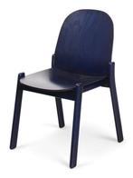 KKID Nordic stoel, 4-poot, blauw gebeitst eiken, Huis en Inrichting, Stoelen, Ophalen of Verzenden, Nieuw