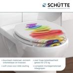 SCHÜTTE WC-Bril 80120 COLORFUL STONES - MDF-Hout - Soft, Ophalen of Verzenden, Nieuw
