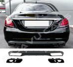 C63  AMG Look Diffuser voor Mercedes Benz C Klasse W205 S205, Mercedes-Benz, Nieuw, Ophalen of Verzenden, Achter