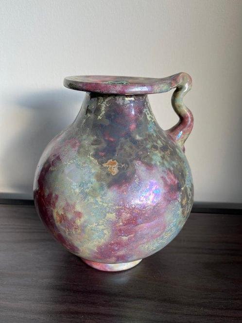 mobach kamo - Vaas - Keramiek - Kamo/ Mobach lusterglazuu, Antiek en Kunst, Antiek | Glas en Kristal