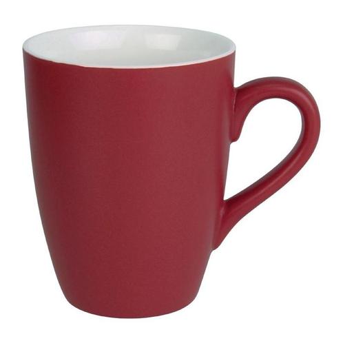 Olympia Pastel mok rood 34cl (6 stuks), Huis en Inrichting, Keuken | Bestek, Verzenden