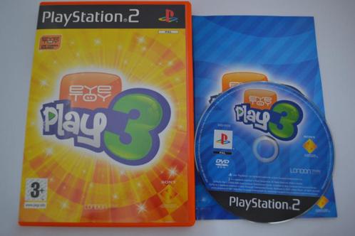 Eye Toy Play 3 (PS2 PAL), Spelcomputers en Games, Games | Sony PlayStation 2, Zo goed als nieuw, Verzenden