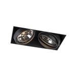 Inbouwspot zwart AR111 draai- en kantelbaar trimless, Nieuw, Overige materialen, Modern