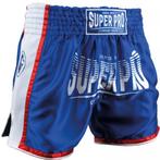 Super Pro Muay Thai Kickboks Broek Stripes Blauw Wit, Kleding | Heren, Sportkleding, Nieuw, Blauw, Ophalen of Verzenden, Maat 56/58 (XL)