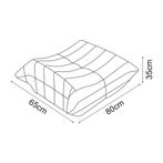 Voetenbank Kodsø 35x80x65 cm grijs [en.casa], Huis en Inrichting, Stoelen, Verzenden, Nieuw