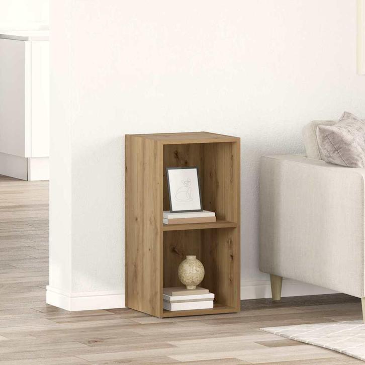 vidaXL TV-kast artisanaal eikenkleurig Bewerkt hout, Huis en Inrichting, Kasten | Televisiemeubels, Nieuw, Overige houtsoorten