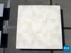 Online veiling: 21,6m² Keramische tuintegels stone cream