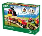 Brio Treinset boerderij houten spee van €49,99 voor €39,99, Ophalen of Verzenden, Nieuw