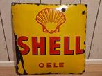 Original Shell Emailschild & Desolite Schild - Emaille bord