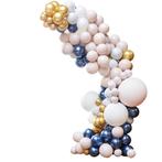 Goud Grijze Ballonnenboog Marmer XL DIY Set, Verzenden, Nieuw