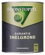 Boonstoppel Garantie Snelgrond - Alle Kleuren - 1 liter, Overige kleuren, Nieuw, Ophalen of Verzenden, Verf