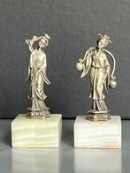 Miniatuur beeldje - COPPIA STATUINE STILE GIAPPONESE (2) -