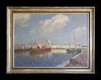 Paul Mathieu (1872-1932) - Bateaux au port, Antiek en Kunst, Kunst | Schilderijen | Klassiek