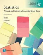 9781292164779 Statistics: The Art and Science of Learning..., Boeken, Studieboeken en Cursussen, Verzenden, Zo goed als nieuw