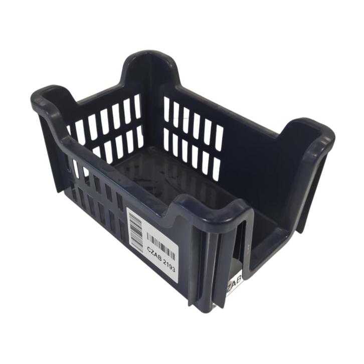 Magazijnbak grijpbak 30x20x16, stapelbaar, donkerblauw,, Doe-het-zelf en Verbouw, Overige Doe-het-zelf en Verbouw, Gebruikt, Ophalen of Verzenden