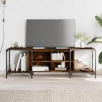 vidaXL Tv-meubel 153x37x50 cm bewerkt hout gerookt, Huis en Inrichting, Kasten | Televisiemeubels, Verzenden, 150 tot 200 cm, Nieuw