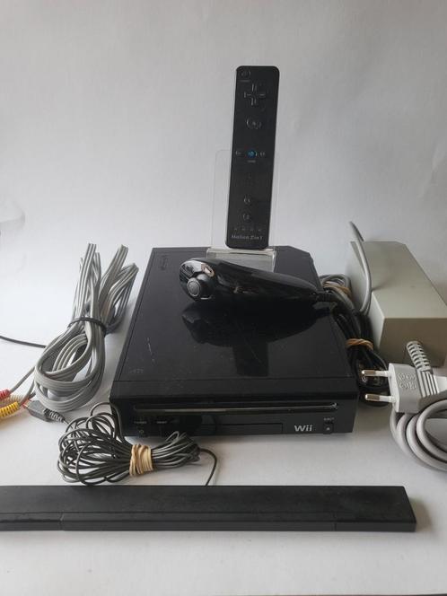 Complete Nintendo Wii Zwart, Spelcomputers en Games, Spelcomputers | Nintendo Wii, Ophalen of Verzenden