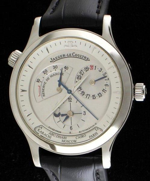 Jaeger-LeCoultre - Master Geographic - Dual Time - Power, Sieraden, Tassen en Uiterlijk, Horloges | Heren