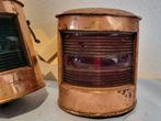 Navigation lamp, Port lamp, Starboard lamp (2) - Messing, Antiek en Kunst