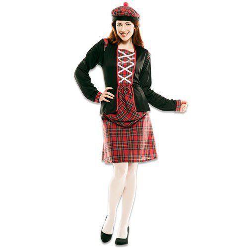 Schots kostuum dames, Hobby en Vrije tijd, Feestartikelen, Feestartikel, Nieuw, Verzenden