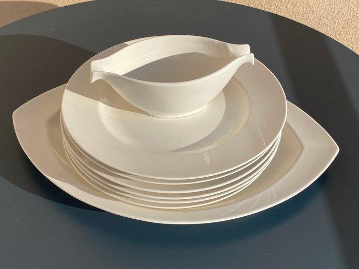 Richard Ginori - Tafelservies voor 6 (8) - Porselein - Lijn, Antiek en Kunst, Antiek | Meubels | Tafels