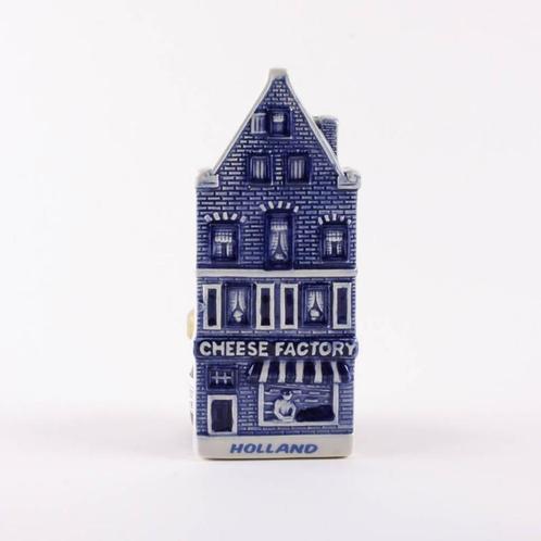 Magneet  Keramiek Huisje Kaaswinkel Delftsblauw, Kleding | Heren, Schoenen, Nieuw, Ophalen of Verzenden