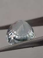 Natural light blue Topaz - 15.31 ct -oval - untreated - cert, Nieuw