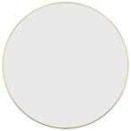 Ronde Gouden Spiegel 60cm - vidaXL - Retourdeal - Make-up..., Huis en Inrichting, Woonaccessoires | Spiegels, Ophalen of Verzenden