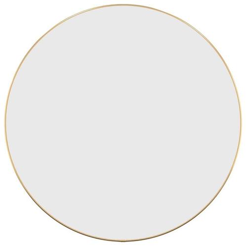 Ronde Gouden Spiegel 60cm - vidaXL - Retourdeal - Make-up..., Huis en Inrichting, Woonaccessoires | Spiegels, Nieuw, Ophalen of Verzenden